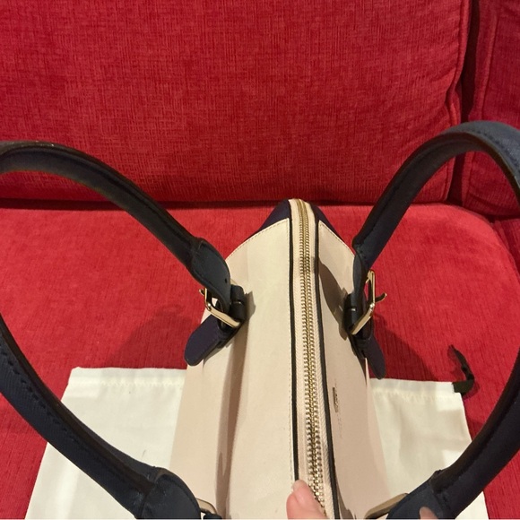 Kate Spade Navy and Cream Satchel